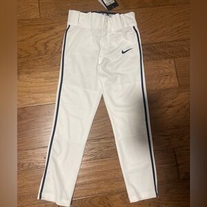 Navy and white youth baseball pants